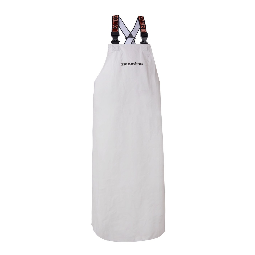 Grundens Shoreman Double Sided PVC Commercial Fishing Apron White *NEW*